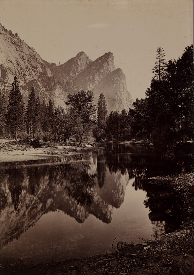 Photo of Yosemite Valley by Carleton E. Watkins