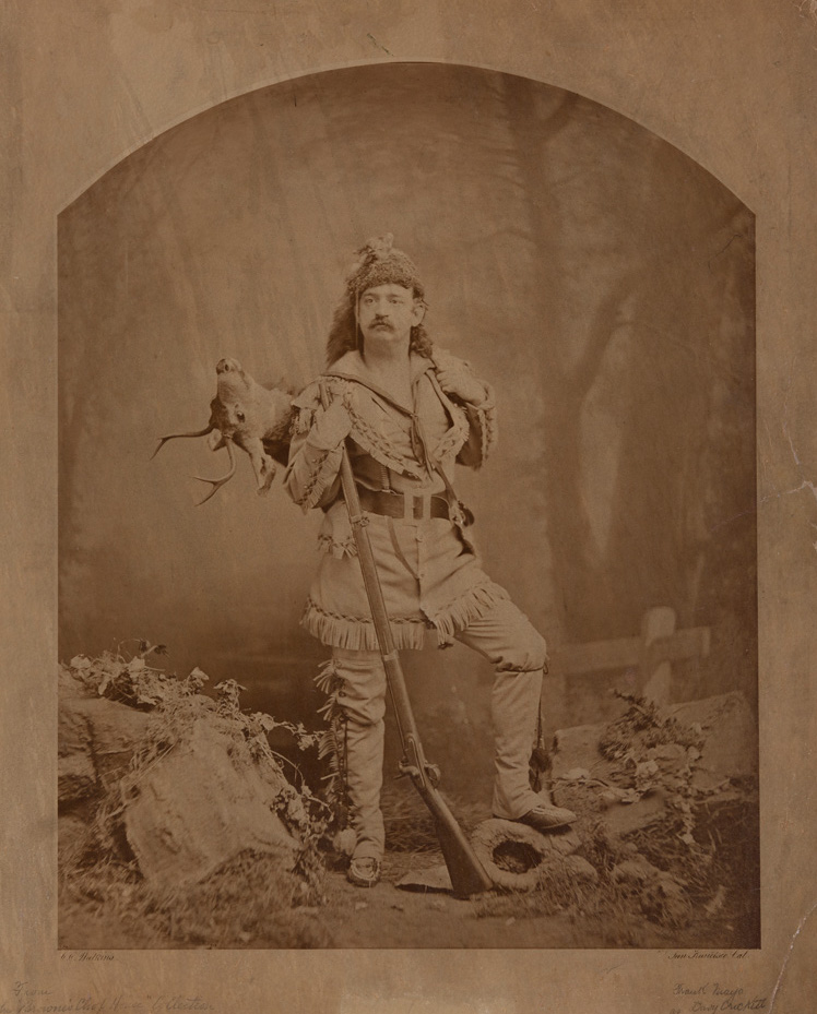 Carleton E. Watkins, (Frank Mayo in the play,“Davy Crockett, or Be Sure You're Right, Then Go Ahead"), c. 1870s