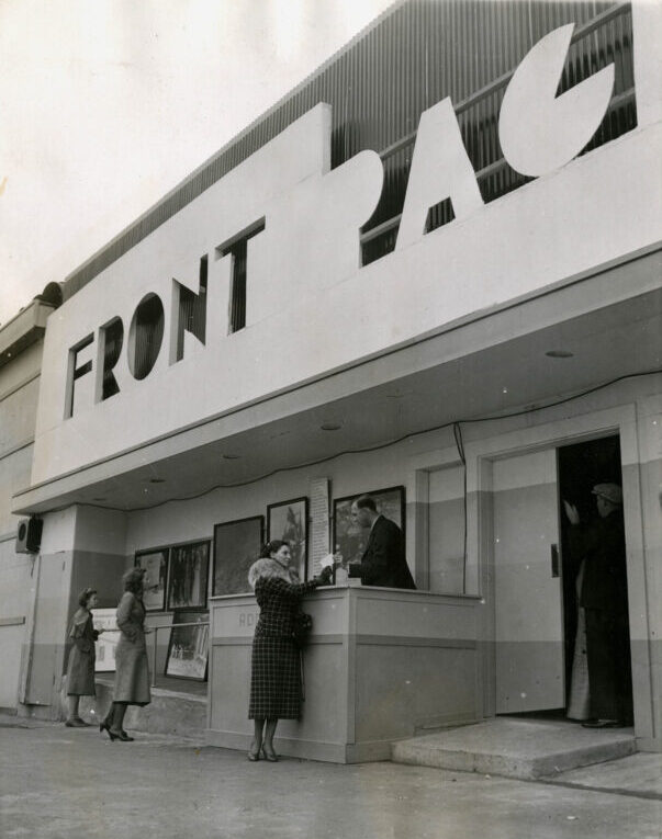 ACME Newspictures, Inc., Untitled (Front Page Exhibition Building), 1936