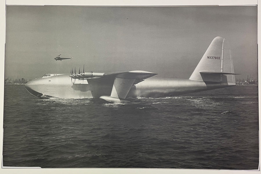 Unknown Artist, Untitled (Spruce Goose During Test Flight), November 2, 1947