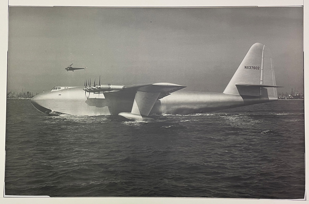 Unknown Artist, Untitled (Spruce Goose During Test Flight), November 2, 1947