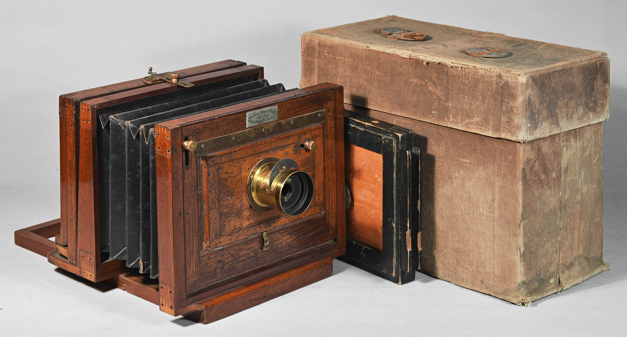 Image of a filed camera with case